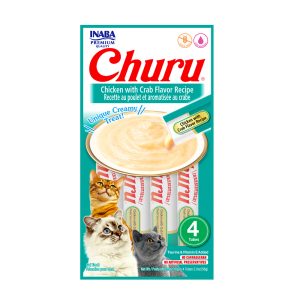 Churu Cremoso Gato X 4 - Pollo/Cangrejo
