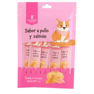 Snack Crem Para Perro X 5UND Pollo/Salmón