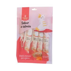 Snack Crem Para Gatos X 5UND Salmón
